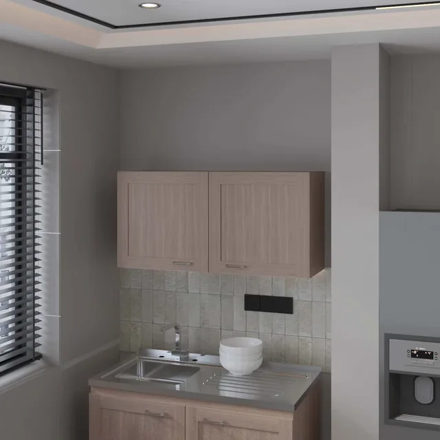Cabinet white 3" 4"