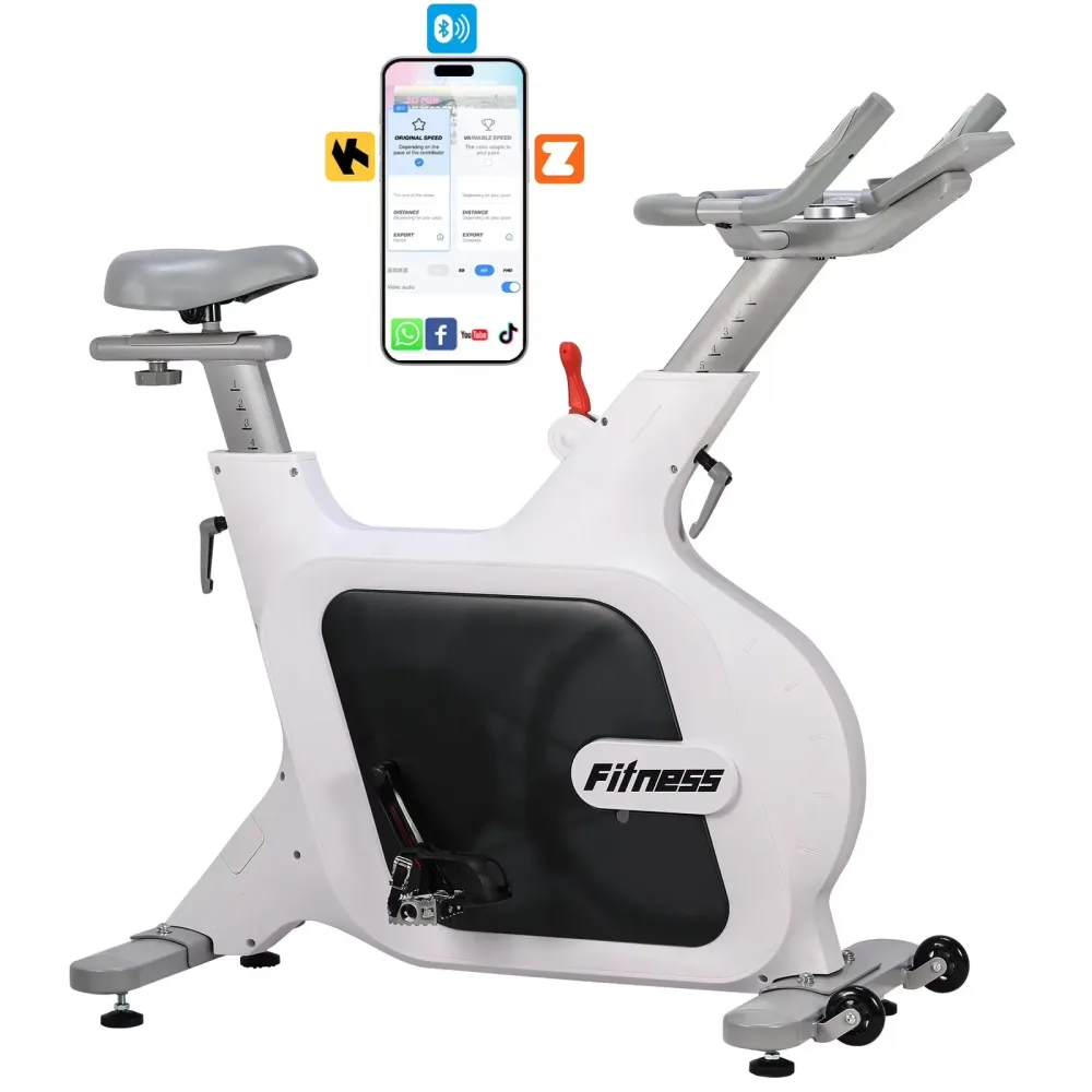 Exercise Bike 300 lb white 30 lb
