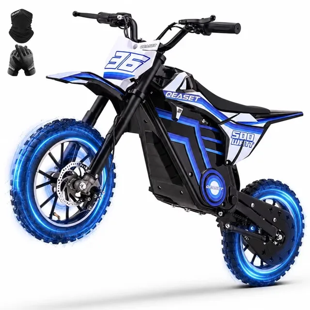 Dirt Bike 36v 500w blue