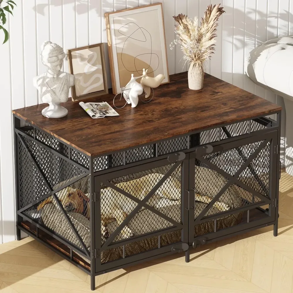 Dog Crate 43" brown 40 inches