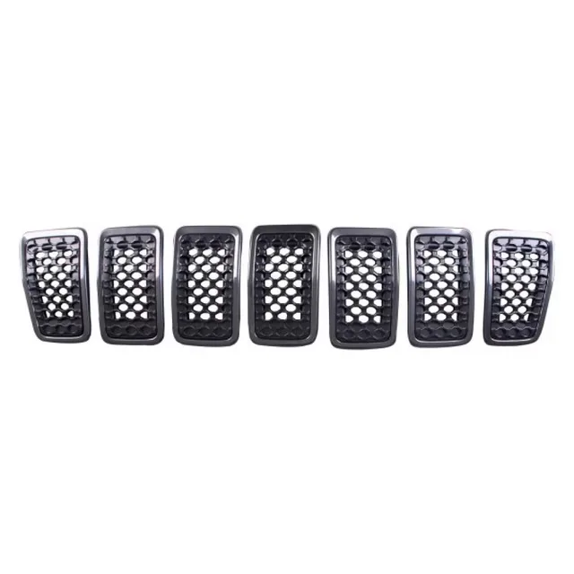 Grille silver black