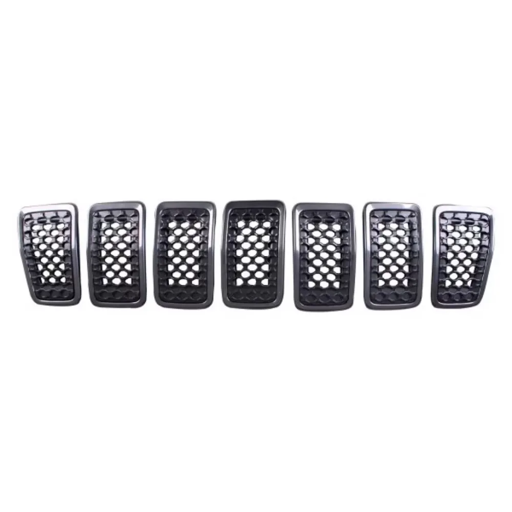 Grille silver black