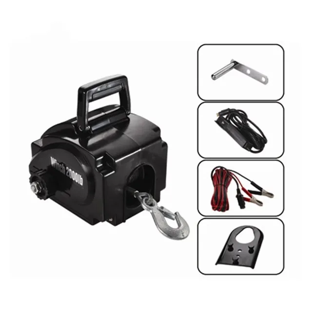 Winch 2000lbs 12v portable
