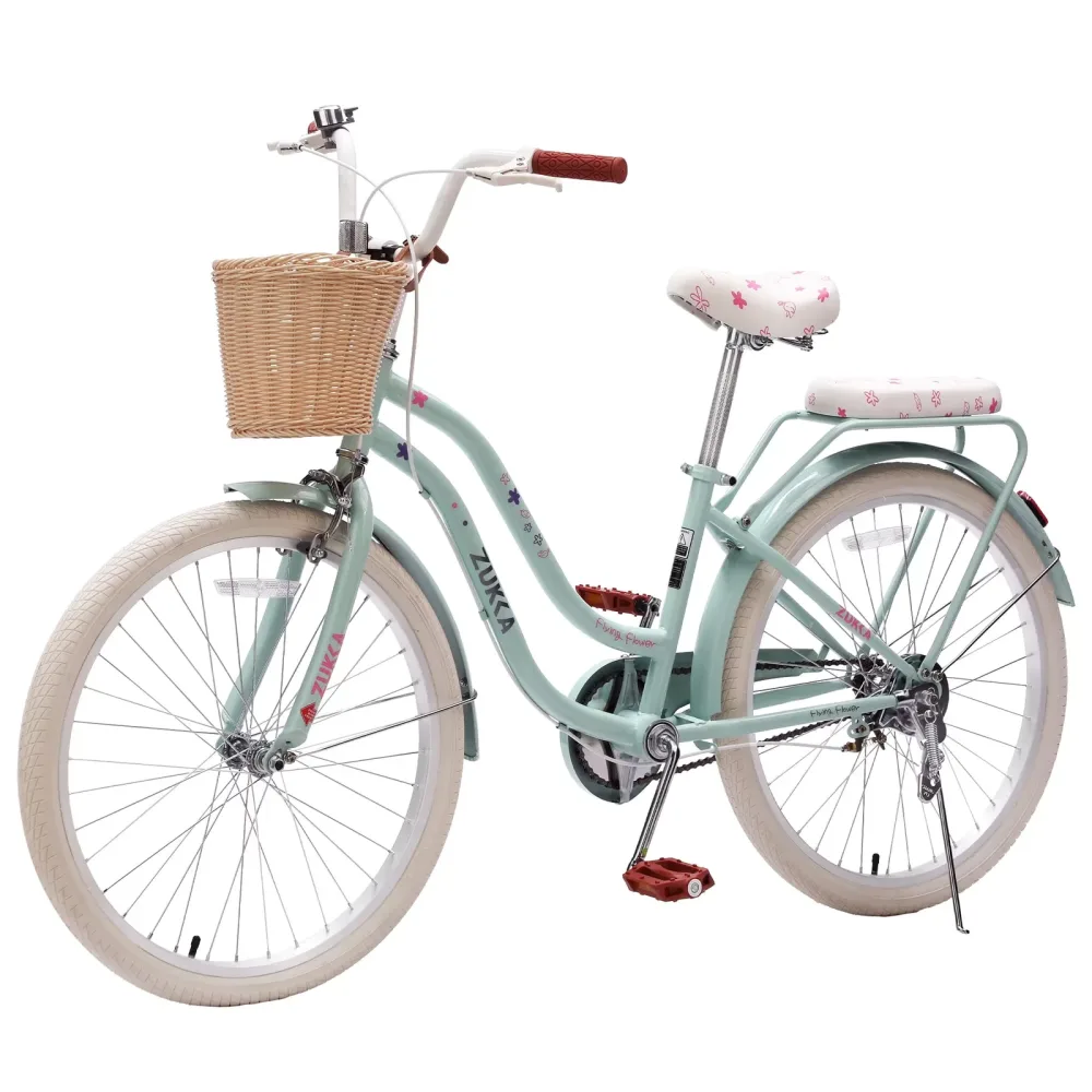 Cruiser Bike 24 inch green 2.125 inch