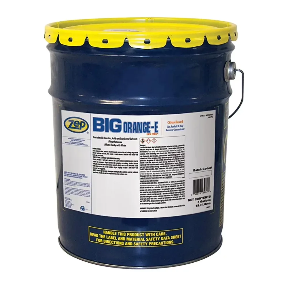 Cleaner 5 gallon orange 12.00w