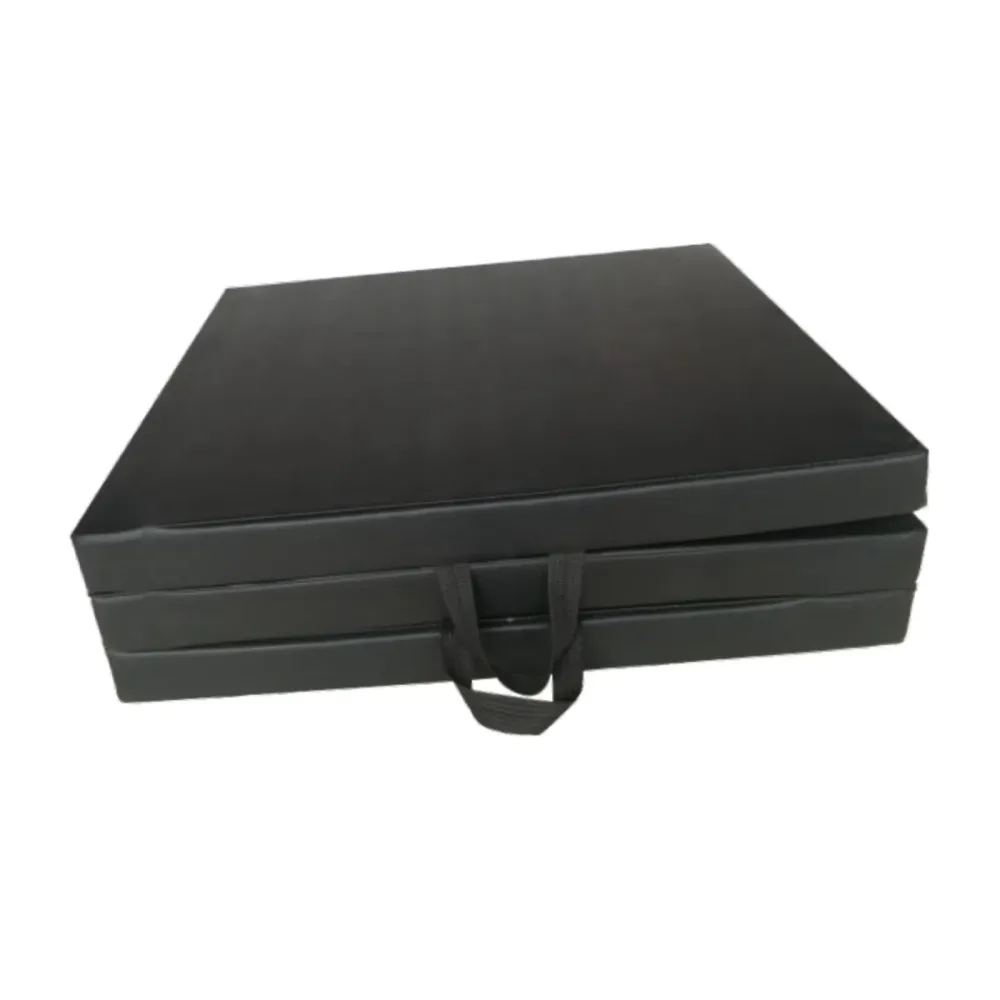 Mat foldable waterproof black
