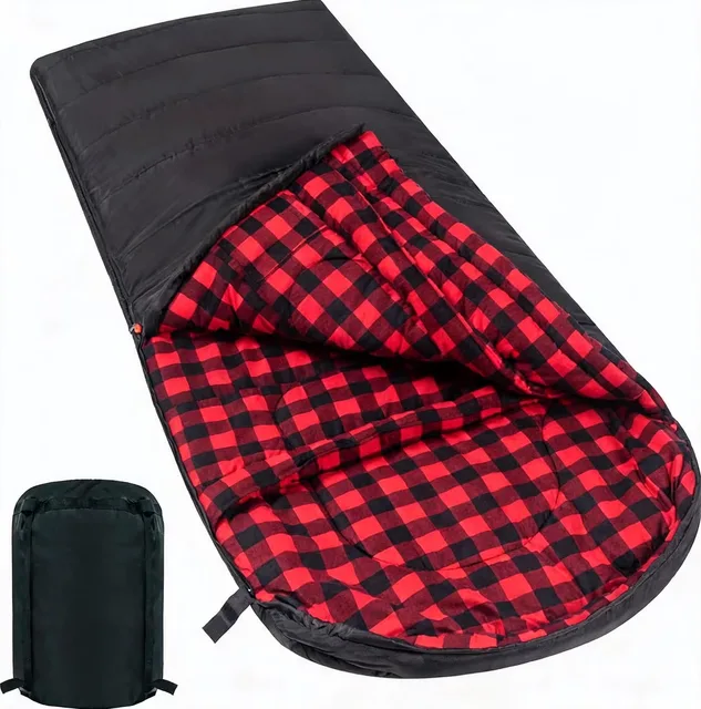 Sleeping Bag 39 in black 90 inches