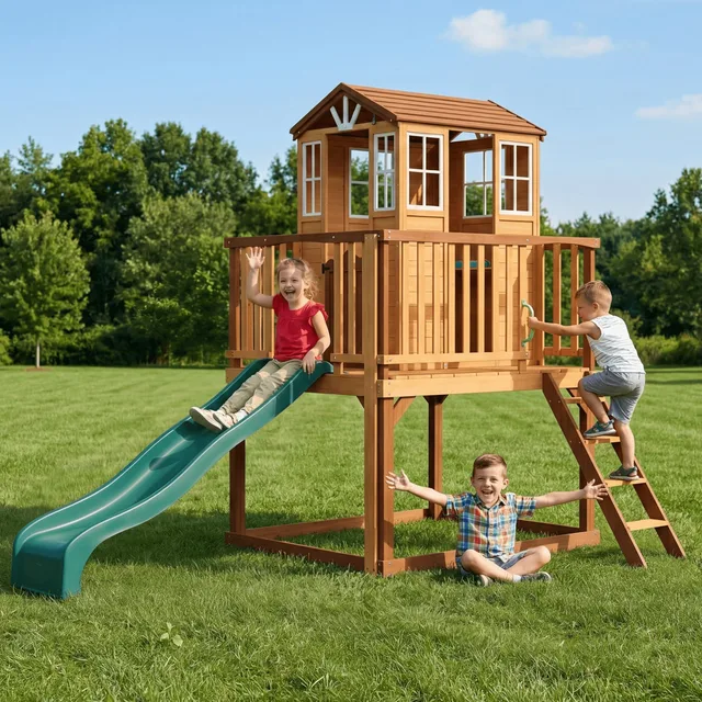 Play Kitchen 92.9" silver gray
