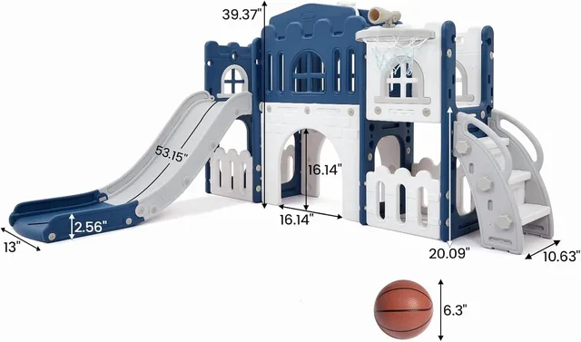 Telescope Toy 8 in orange green