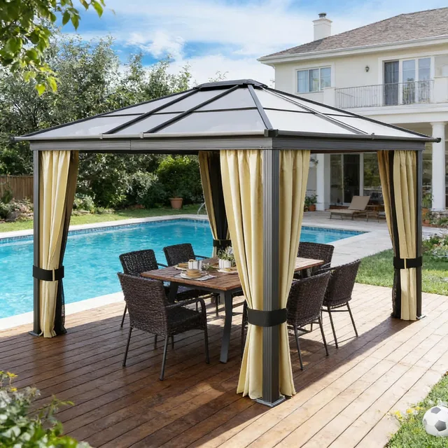Gazebo Canopy 9.7 w 8 w 200 lbs