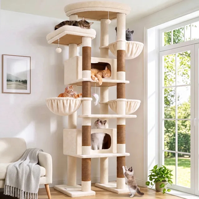 Furniture & Enrichment 84" gray beige