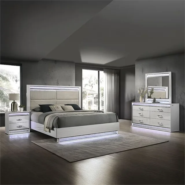 Bedroom led white 77"