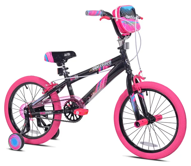 Kids Bikes 18" black 8"