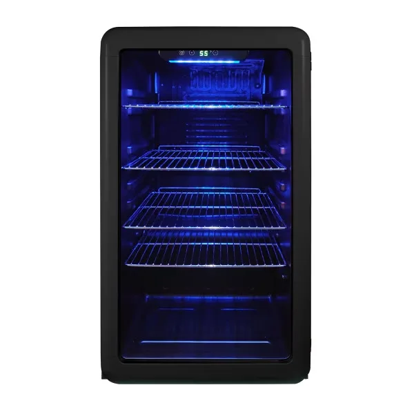 Beverage Cooler black 17.5 in 30.7 in