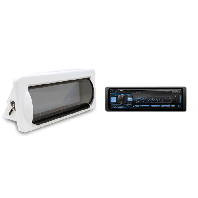 Audio bluetooth wireless white
