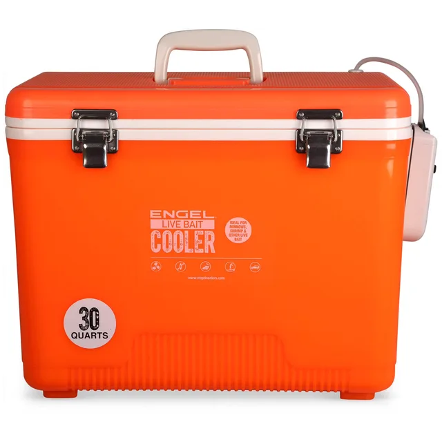 Live Bait portable white orange