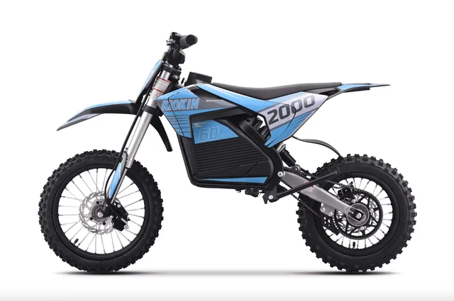 Dirt Bike 60v 2000w blue