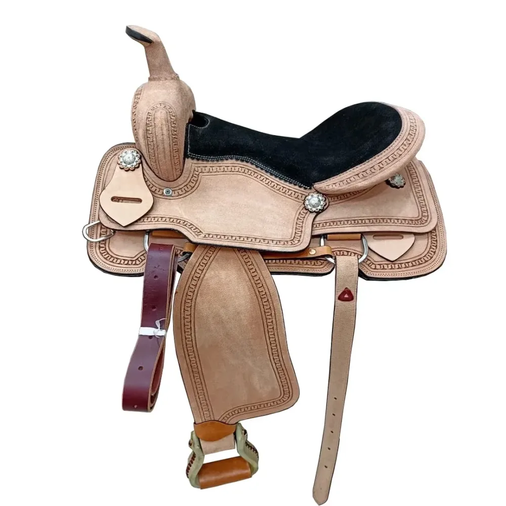 Horse Saddle 10" black