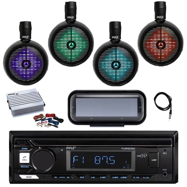 Player Stereo 8" 480 watt bluetooth