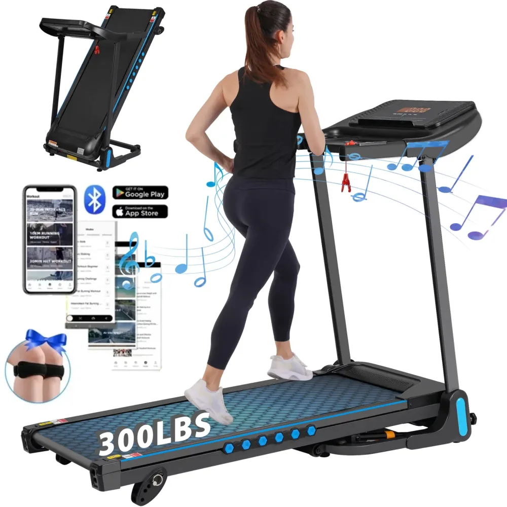 Treadmill 3.0 hp 350 lbs folding