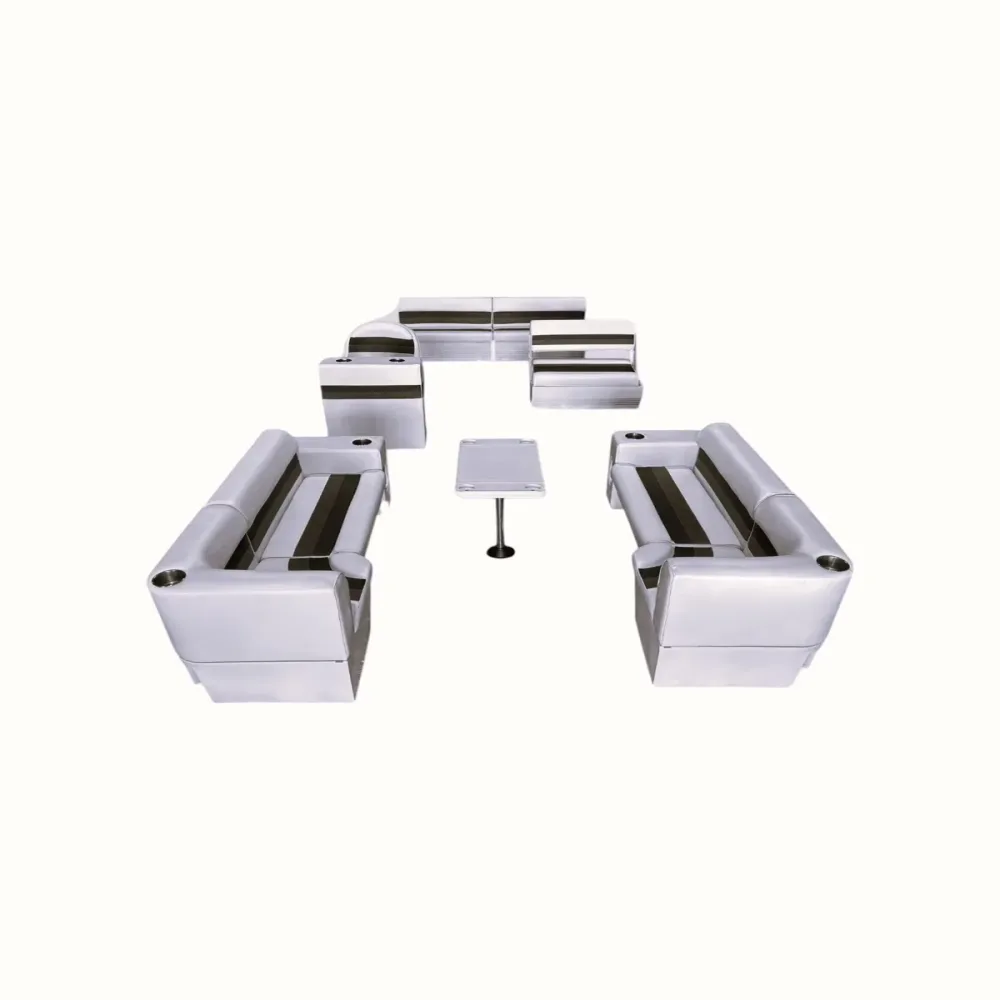 Pontoon Furniture white red gray