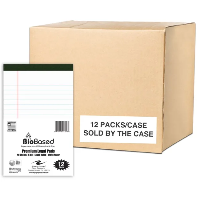Legal Pads 12 packs 5" 8"