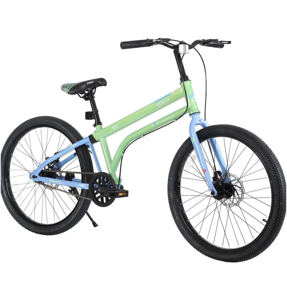 Speed Bike 24 inch blue green