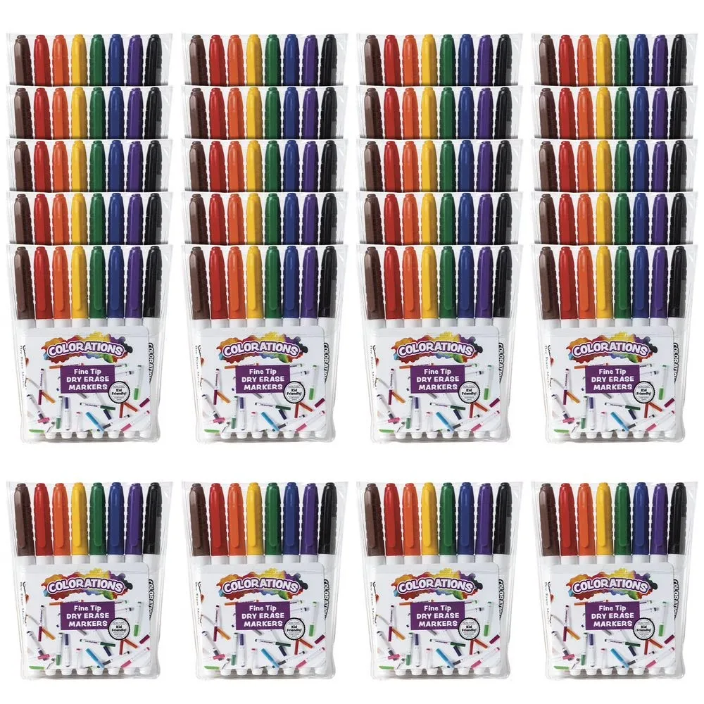 Erase Markers 24 packs blue black