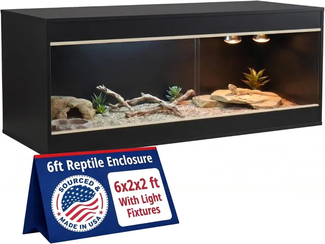 Reptile Enclosure 180 gallon 72" 24"