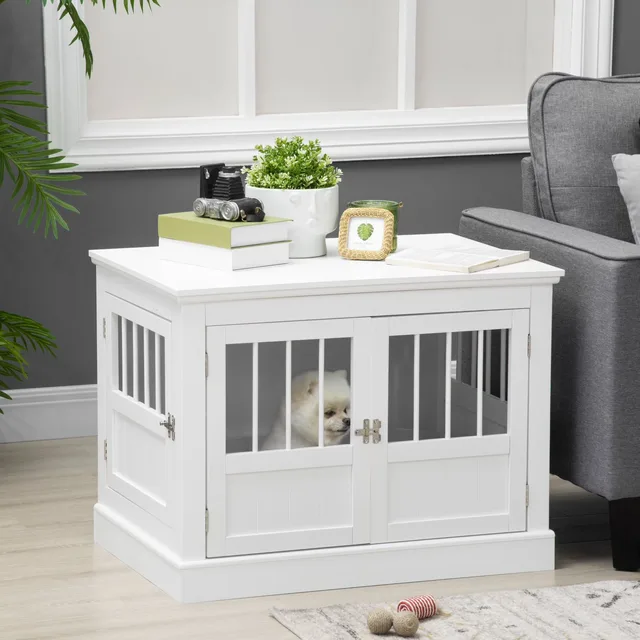 Dog Crate white 22 lbs 30.7"