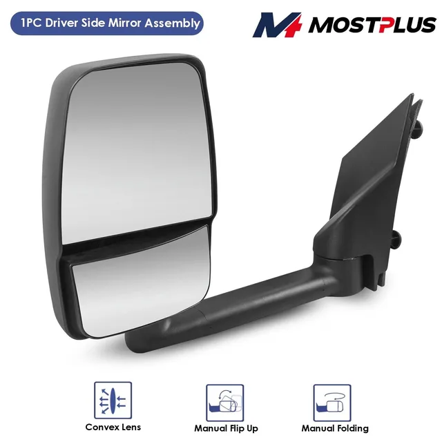 Tow Mirror folding black