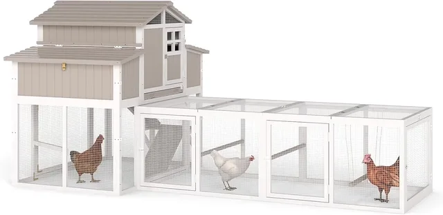 Chicken Coop gray 56.3" 35.24"