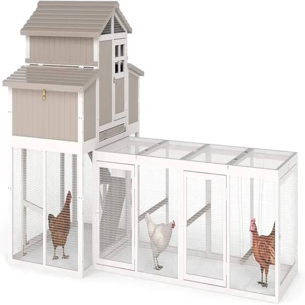 Chicken Coop gray 56.3" 35.24"