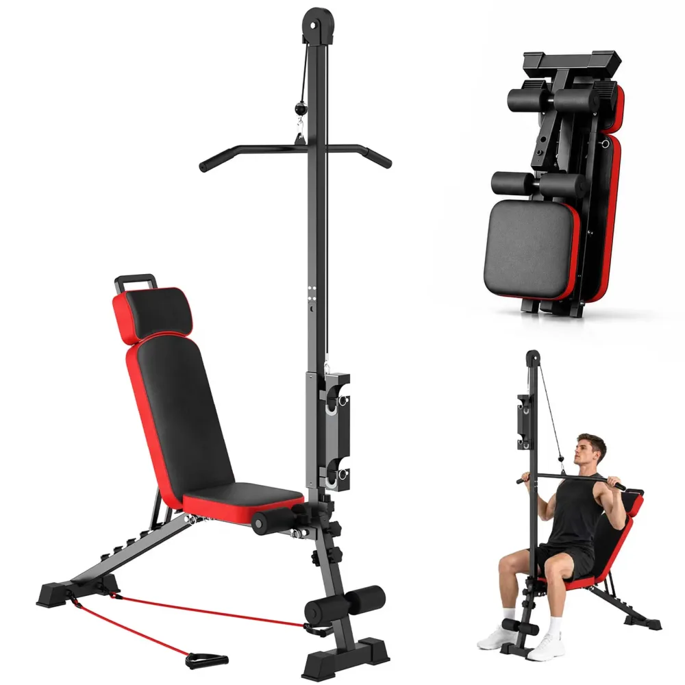 Multi-functional Weight adjustable black 49.20 inches