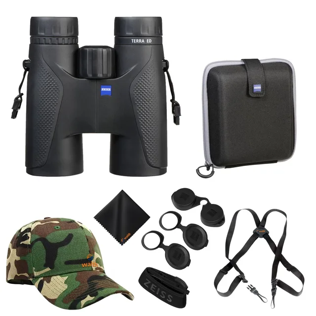 Binoculars adjustable black 42 mm