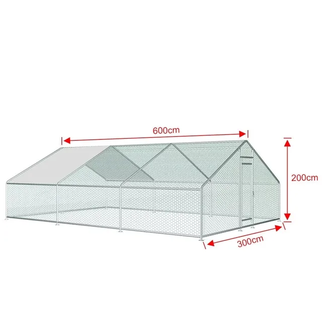 Chicken Coop 6.56 ft 4.92 ft waterproof