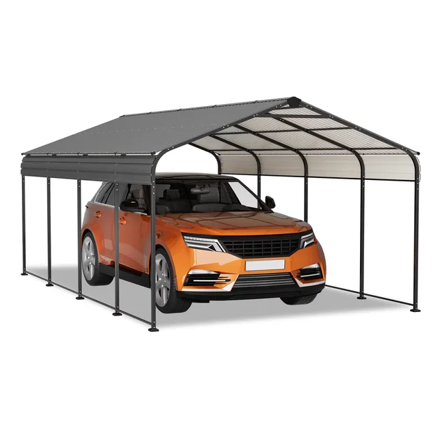 Metal Carport black portable