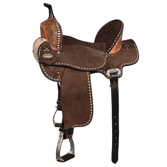 Leather Saddle 15 in 14" brown