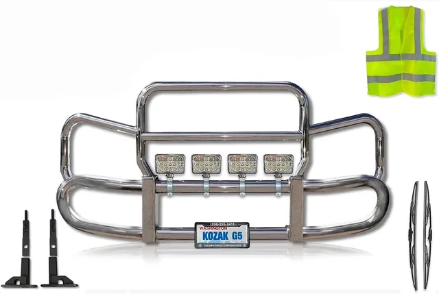 Bumper Guard silver 6" 22"