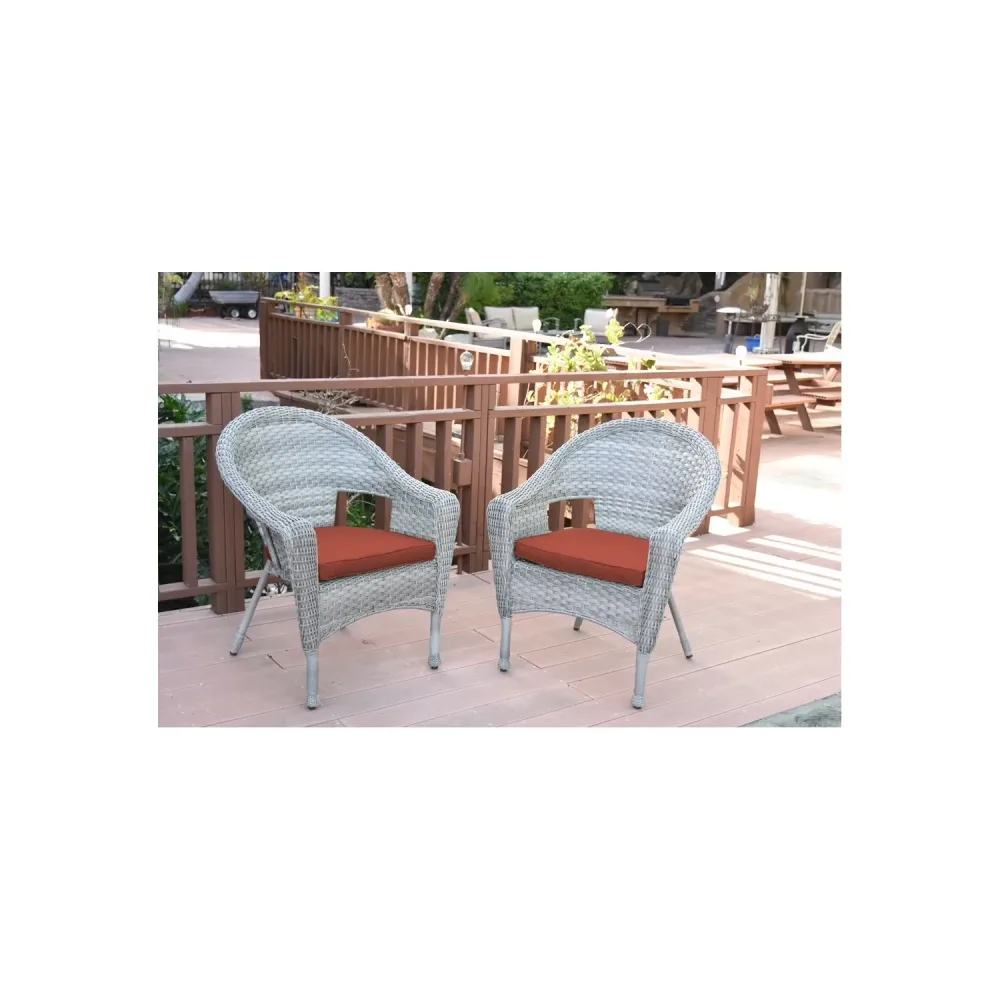 Chair gray red 35.5"