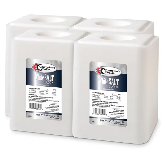 Feed & Hay 4 pack 50 pounds white