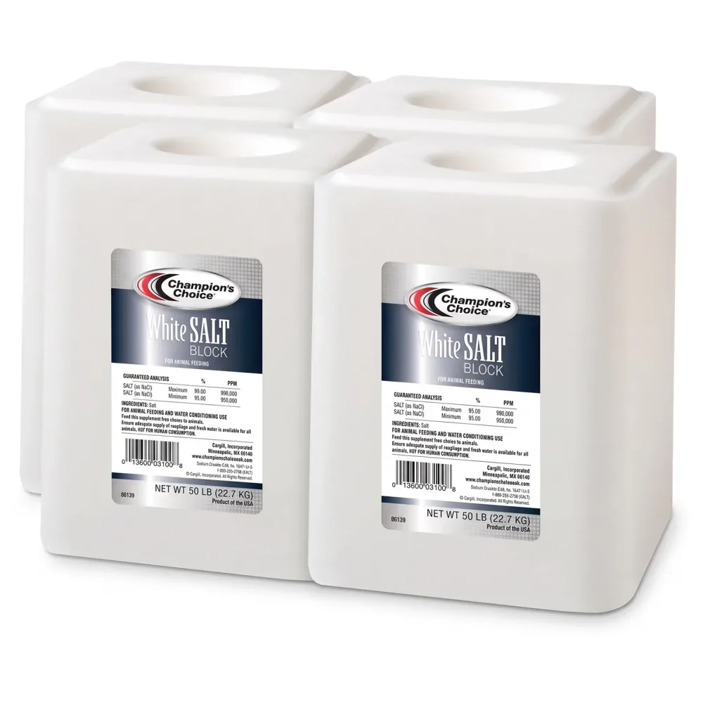 Feed & Hay 4 pack 50 pounds white
