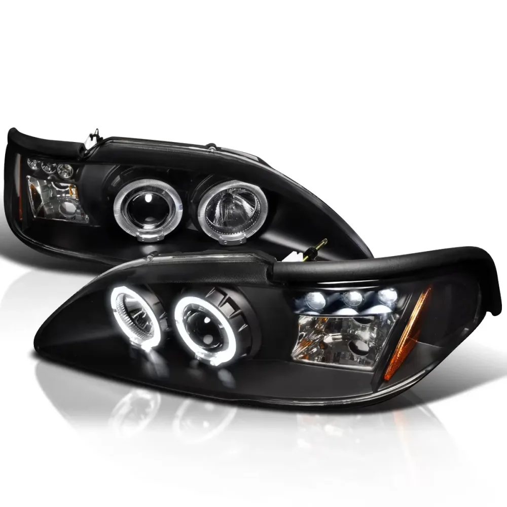 Projector Headlights led black waterproof