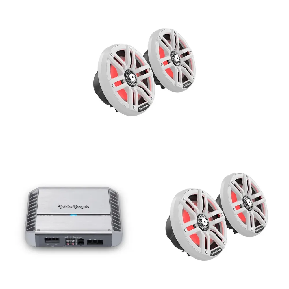 Boat Audio 6.5" led white