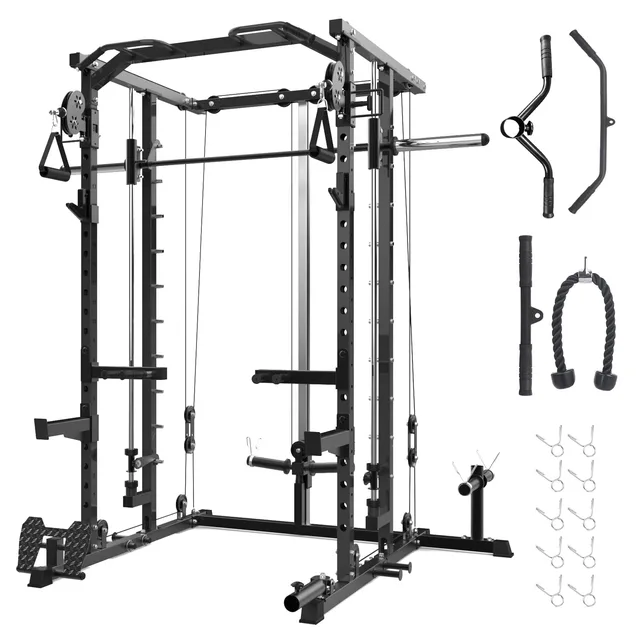 Power Rack black 2000 lbs heavy-duty
