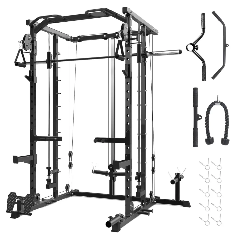 Power Rack black 2000 lbs heavy-duty