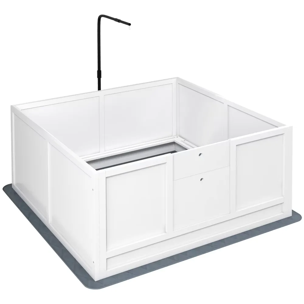 Stand adjustable white 41"