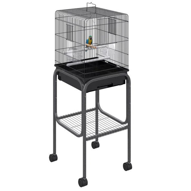 Bird Aviary black portable