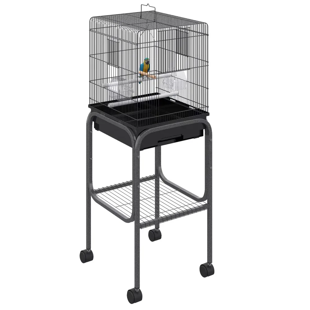 Bird Aviary black portable