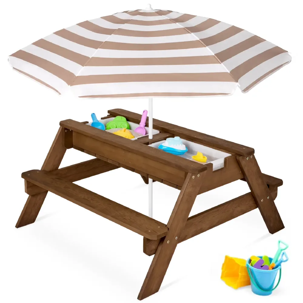 Picnic Table green beige 220 lbs